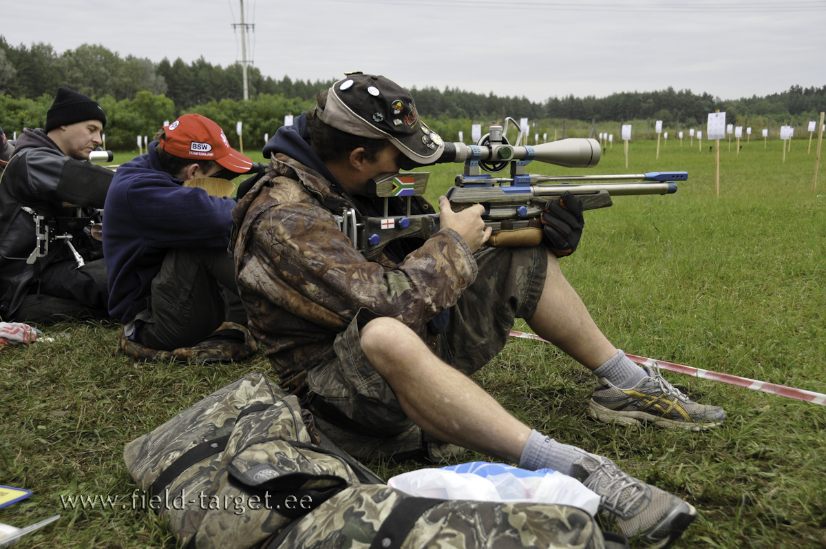 10 paremat PCP-laskurit. Andy Calpin Inglismaal. Air Arms EV2 Mk2, NS Diamond 10-50x60, Air Arms Field. 137 tabamust - 2. koht